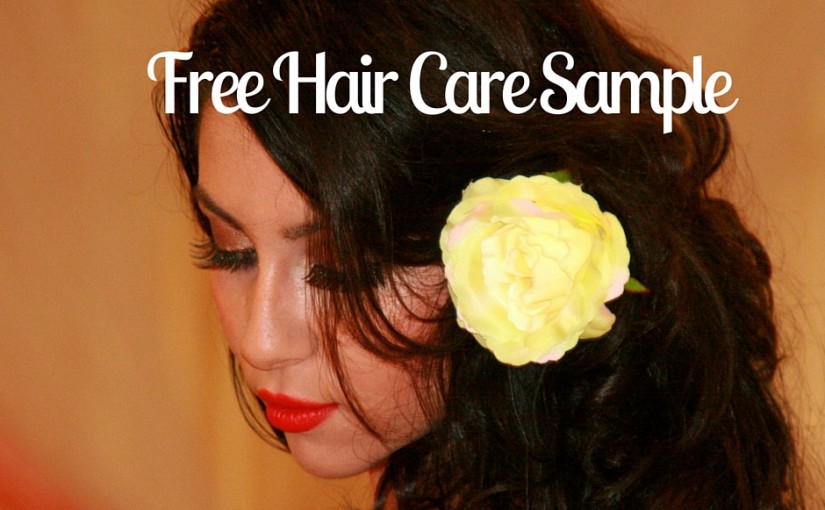 SampleThat post template hair flower