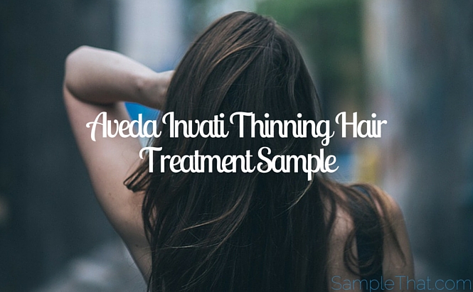 free aveda invati thinning hair treatment haircare sample samplethat