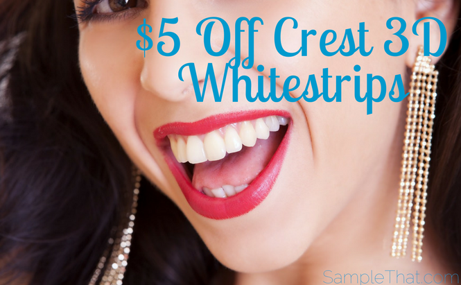 $5 Off Crest 3D Whitestrips